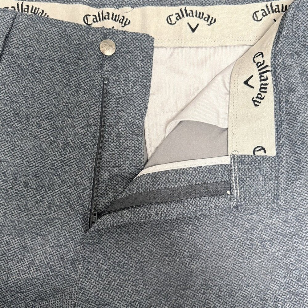 Callaway Men's Blue Heathered‎ 9" Inseam Golf Shorts, Size 34 - Picture 6 of 9
